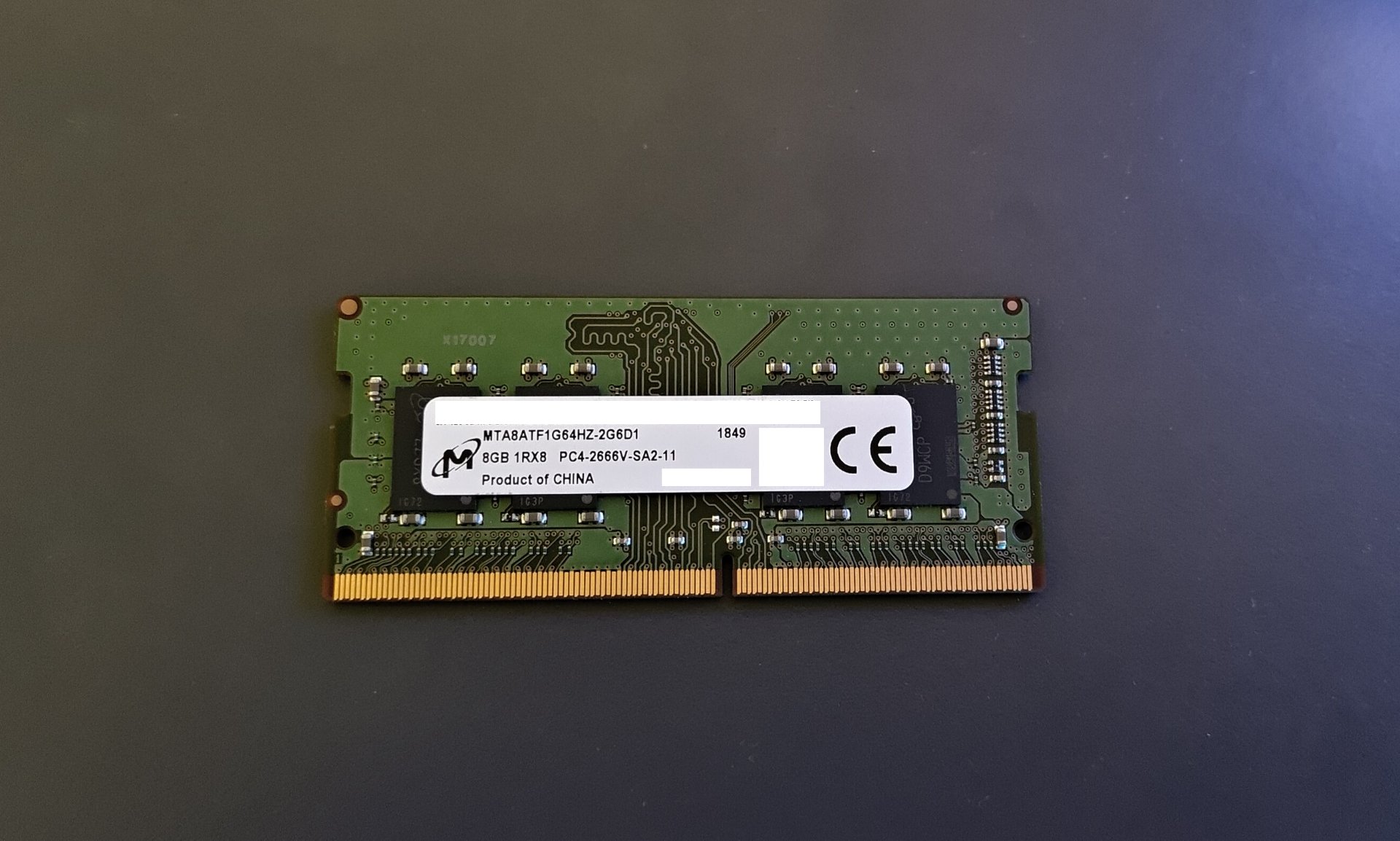 RAM 8 Go Micron - DDR4 2666 MHz