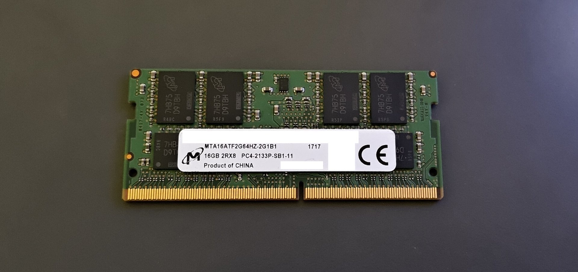 RAM 16 Go Micron - DDR4 2133 MHz