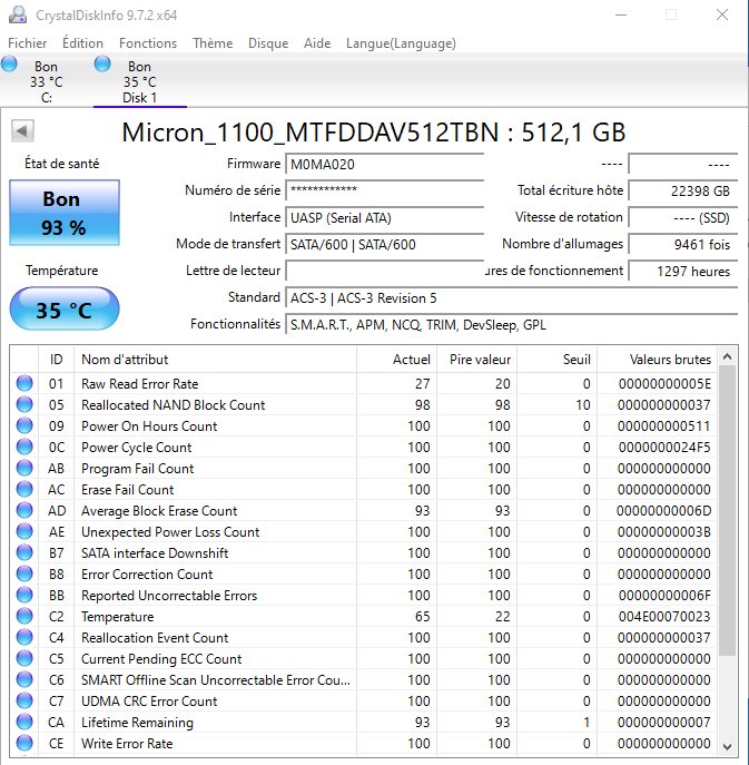 SSD 512 Go Micron - M.2 SATA - Miniature 2